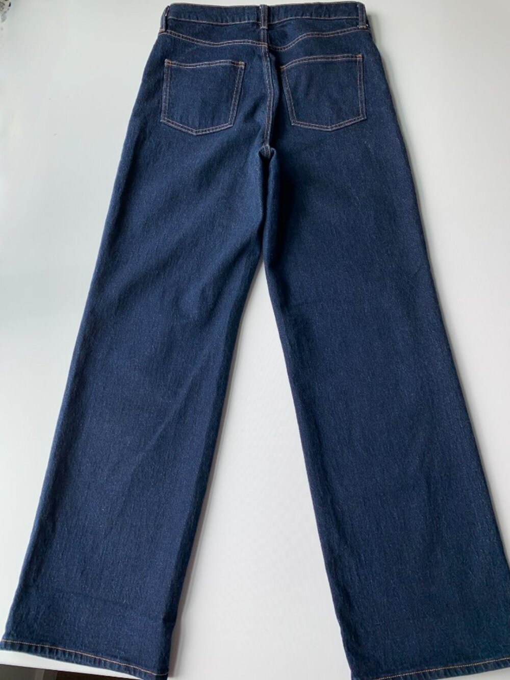 DENIM FORUM HIGH RISE WIDE LEG JEAN WOMEN'S SIZE 29 INDIGO BLUE - Picture 11 of 12